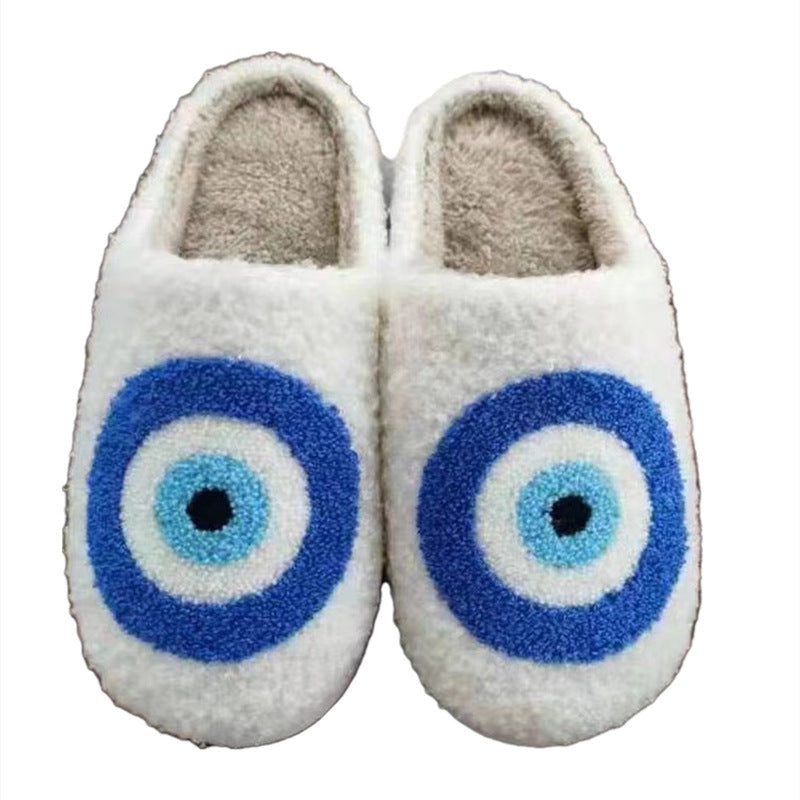 Wholesale Winter Cotton Slippers Home Moon Clock Warm Indoor Cotton Slippers